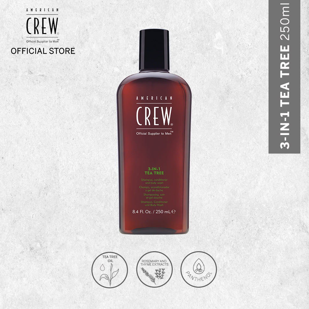 American Crew 3in1 Tea Tree 250ml New Summit Colors Distribution Inc.