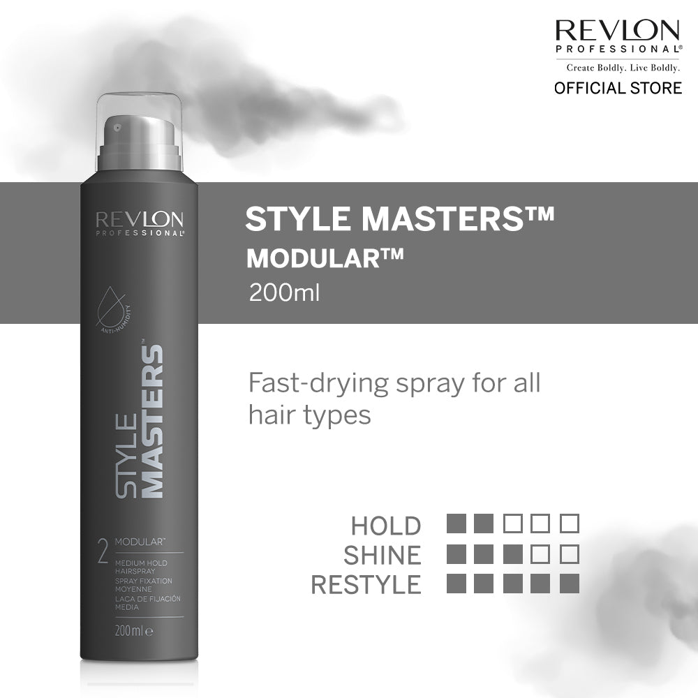 Professional – (Medium Colors New Masters Hair Hair Distribution Style Spray Summit Hold Revlon Modular
