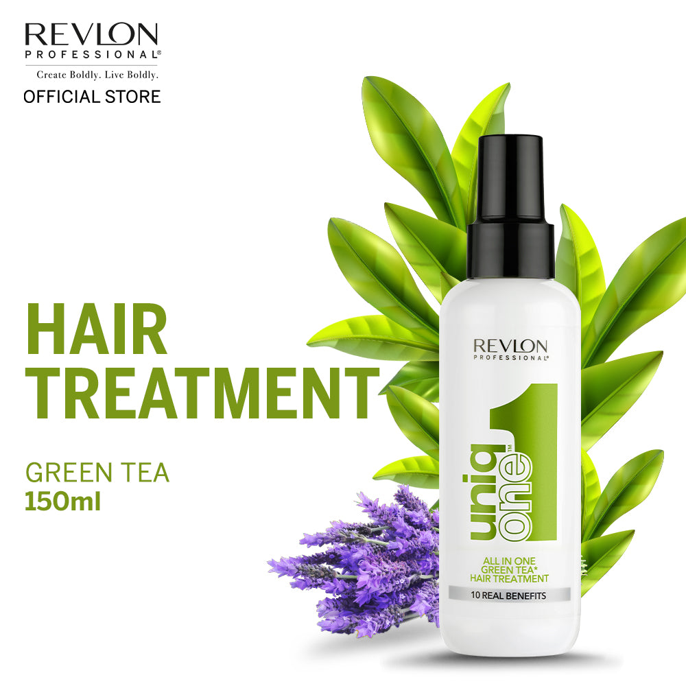 Revlon Professional Uniqone Hair Treatment - – New 150ml Distribution Green Fragrance Summit Colors Tea