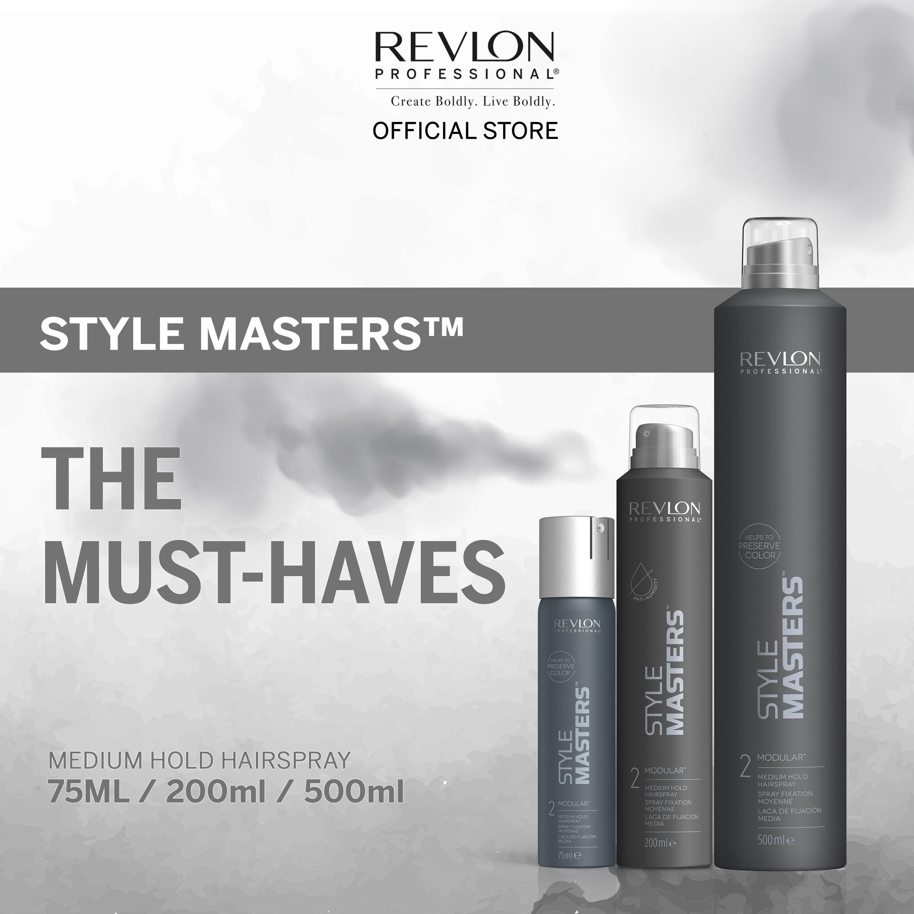 Hair Revlon (Medium Summit Hold Distribution Masters Professional Colors Spray Modular – New Hair Style